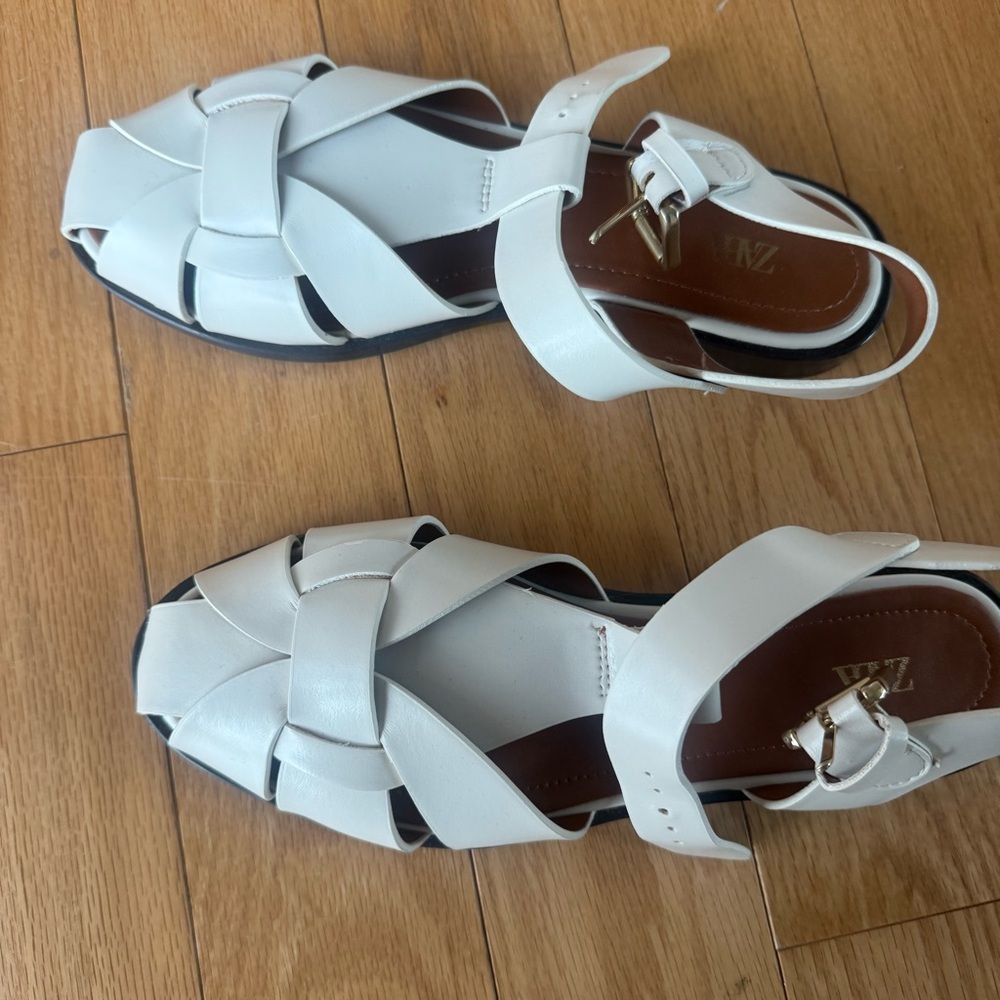 White Women's Fisherman Sandals